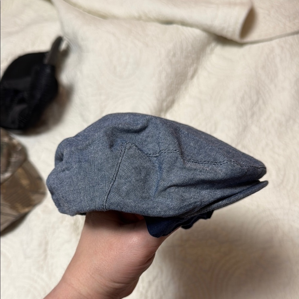 The Children’s Place Boy’s Beret Blue Flat Cap Size 24m - 3T